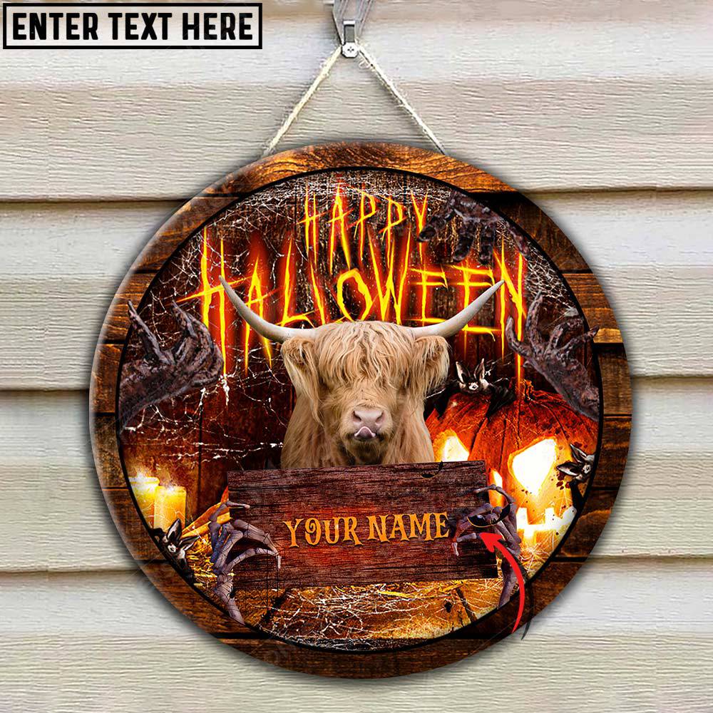 HH Farm Halloween Wooden Sign Collection