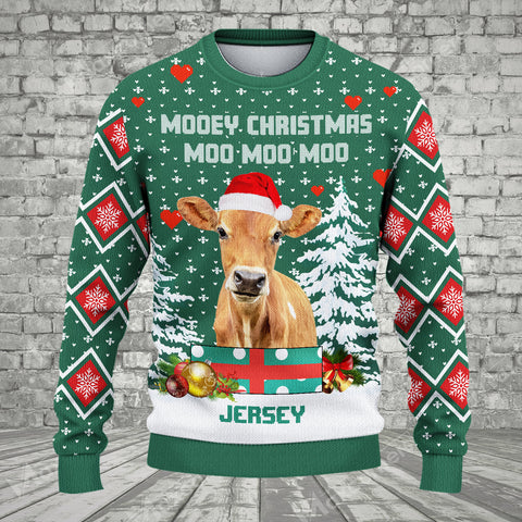 Joycorners Jersey Green Merry Christmas Ugly Sweater