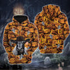 Joycorners Black Angus Cattle Halloween 3D Shirt