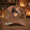 Joycorners Personalized Western Horse Leather Style Cap (9 Breeds)