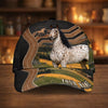 Joycorners Personalized Horse Ranch Landscape Leather Style Cap (9 Breeds)
