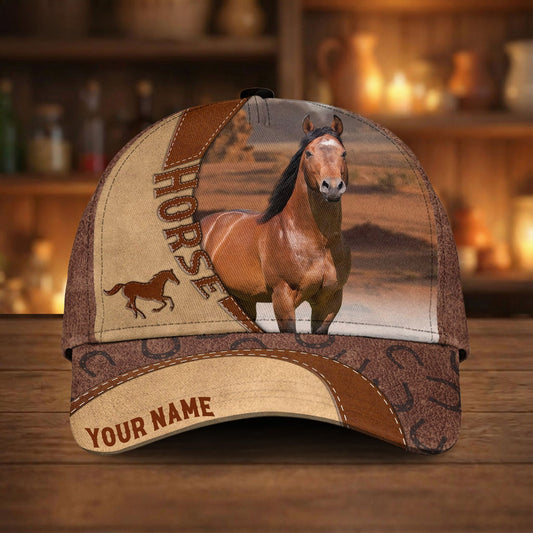 Joycorners Personalized Horse Lover Rustic Ranch Cap (9 Breeds)