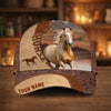 Joycorners Personalized Horse Lover Rustic Ranch Cap (9 Breeds)