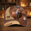 Joycorners Personalized Horse Lover Rustic Ranch Cap (9 Breeds)