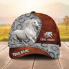 Joycorners Personalized Horse Leather Patch Cap (9 Breeds)