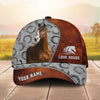 Joycorners Personalized Horse Leather Patch Cap (9 Breeds)