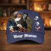Joycorners Personalized Horse & Bald Eagle USA Flag Baseball Cap (9 Breeds)