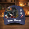 Joycorners Personalized Horse & Bald Eagle USA Flag Baseball Cap (9 Breeds)