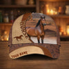 Joycorners Personalized Horse Lover Rustic Ranch Cap (9 Breeds)