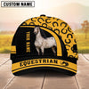 Joycorners Personalized Horse Lover Horseshoe Baseball Cap