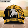 Joycorners Personalized Horse Lover Horseshoe Baseball Cap
