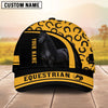 Joycorners Personalized Horse Lover Horseshoe Baseball Cap