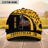 Joycorners Personalized Horse Lover Horseshoe Baseball Cap