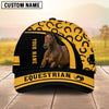Joycorners Personalized Horse Lover Horseshoe Baseball Cap