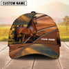 Joycorners Custom Name Horse Western Sunset Baseball Cap