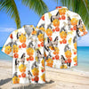 Joycorners Tropical Bay Horse Floral Hawaiian Shirt