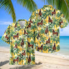Joycorners Horse Palm Tree Hawaiian Shirt