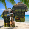 Joycorners Horse Equestrian Pasture Hawaiian Shirt