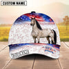 Joycorners Personalized Horse America 250 Years of Freedom Classic Cap