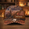 Joycorners Personalized Western Horse Tooled Leather Cap (9 Horses)