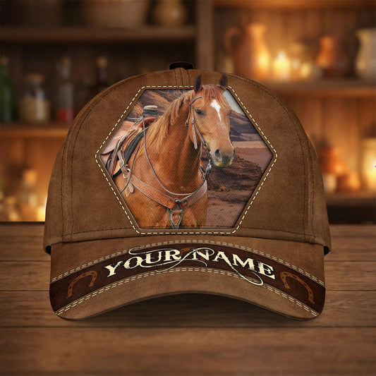 Joycorners Personalized Classic Cowboy Horse Art Cap