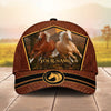 Joycorners Personalized Desert Sunset Running Horses Cap