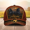 Joycorners Personalized Desert Sunset Running Horses Cap
