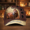 Joycorners Personalized Equestrian Leather Pattern Classic Cap ( 9 Breeds)