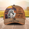 Joycorners Personalized Wild Soul Leather Style Horse Cap