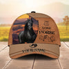 Joycorners Personalized Wild Soul Leather Style Horse Cap