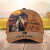 Joycorners Personalized Wild Soul Leather Style Horse Cap