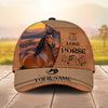 Joycorners Personalized Wild Soul Leather Style Horse Cap