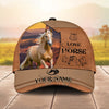 Joycorners Personalized Wild Soul Leather Style Horse Cap