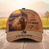 Joycorners Personalized Wild Soul Leather Style Horse Cap