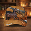 Joycorners Horse Riding Custom Name Cap Design (9 Breeds)
