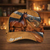 Joycorners Horse Riding Custom Name Cap Design (9 Breeds)