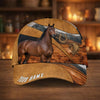 Joycorners Horse Riding Custom Name Cap Design (9 Breeds)