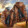 Joycorners Scalloped Leather Horse 3D Hoodie (9 breeds)