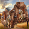 Joycorners Scalloped Leather Horse 3D Hoodie (9 breeds)