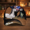 Joycorners Personalized Patriotic Horse & Statue of Liberty USA Cap (9 Breeds)