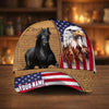 Joycorners Personalized American Eagle & Horse Patriotic Cap (9 Breeds)