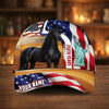 Joycorners Personalized USA 250th Anniversary Horse & Liberty Cap (9 Breeds)