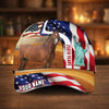 Joycorners Personalized USA 250th Anniversary Horse & Liberty Cap (9 Breeds)