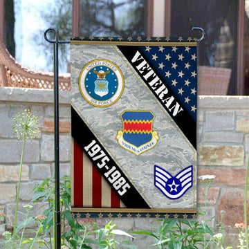 Joycorners Custom USAF Wings Air Force Veteran Garden Flag #MT40