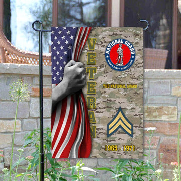 Joycorners Personalized All Military Branches Garden Flag #MT54