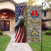 Joycorners Personalized All Military Branches Garden Flag #MT54