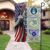 Joycorners Personalized USAF Command Air Force Garden Flag #MT13