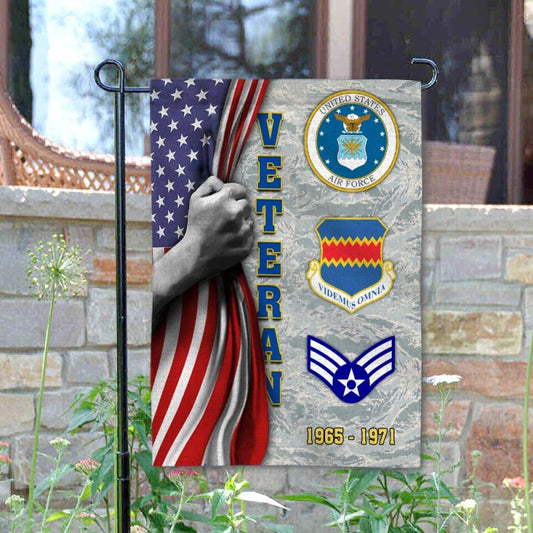 Joycorners Personalized USAF Wings Air Force Garden Flag #MT32