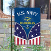 Joycorners Custom Navy Ratings Veteran Garden Flag #MT23