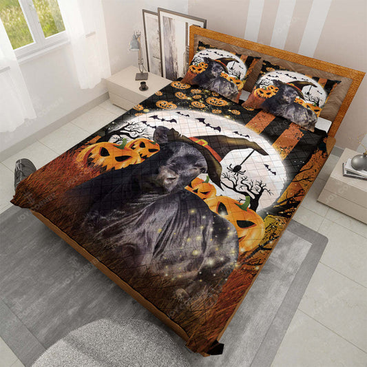 Joycorners Happy Halloween Black Angus Pumpkin Bedding Set